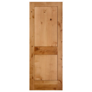 Knotty Alder Shaker Door