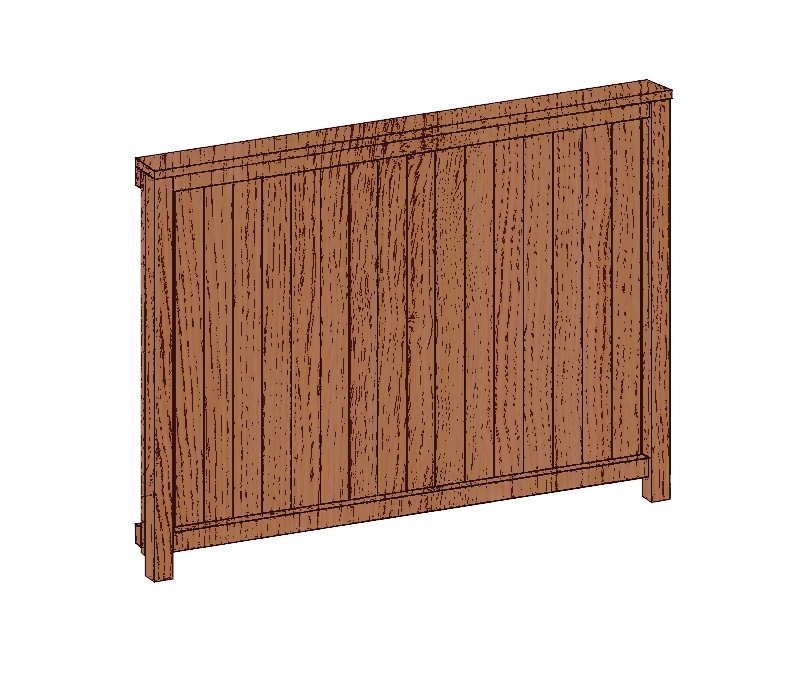Citadel Fence Package in Sienna Pro Treated Lumber
