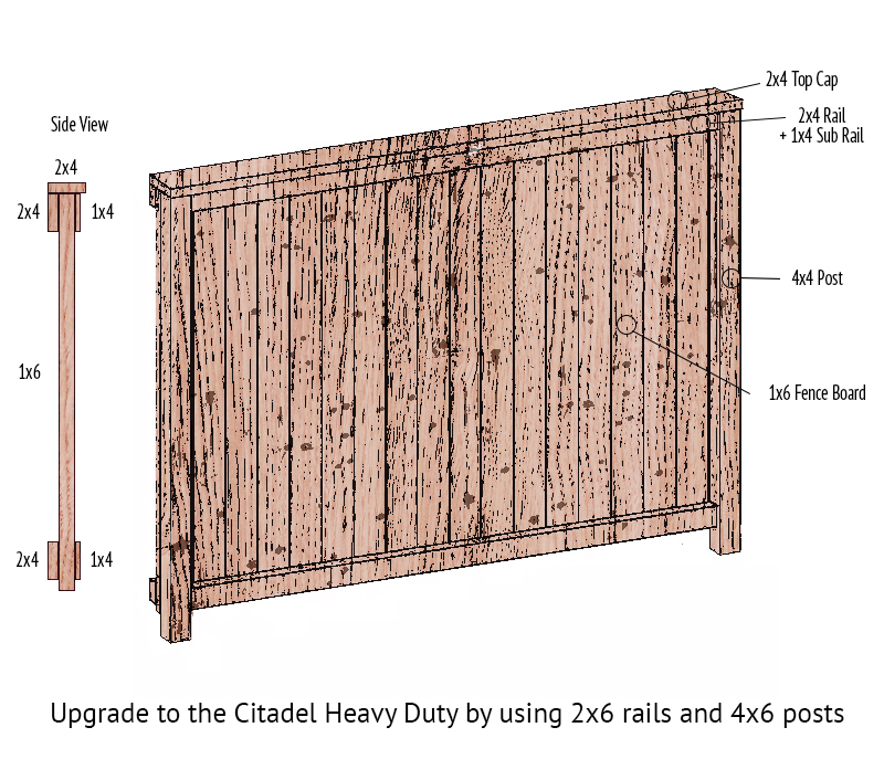 Citadel Heavy Duty Cedar