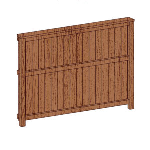 Garrison Fence Package in Sienna Pro Treated Lumber