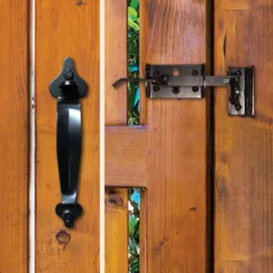 6″ Thumb Latch | Black Galvanized Steel