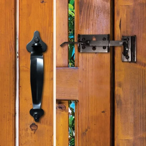 6″ Thumb Latch | Black Galvanized Steel