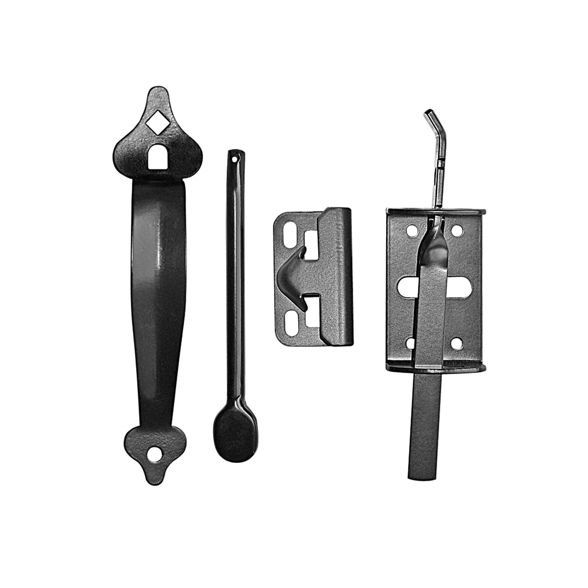 6″ Thumb Latch | Black Galvanized Steel