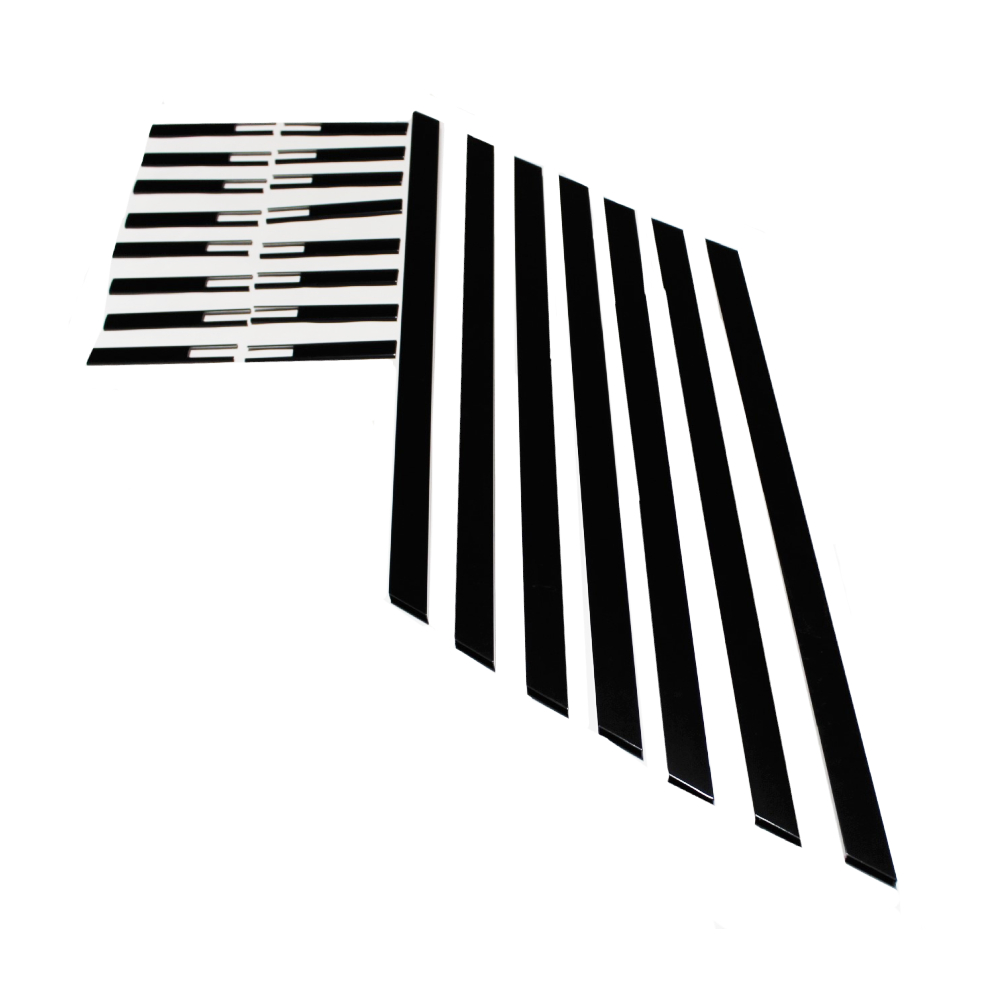 V4 4FT WIDE STAIR PICKET BLACK