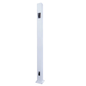 VR TOP STAIR POST WHITE