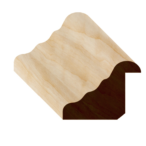 3725 Maple Panel Mould