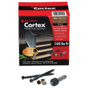 Cortex® Hidden Deck Screws with Matching Plugs for TimberTech