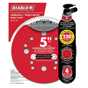 Diablo 5" 220-Grit ROS Discs