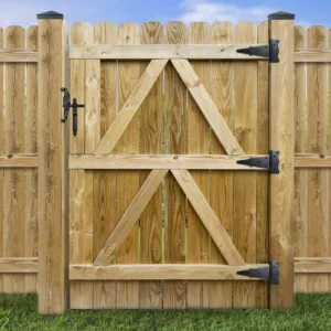 8″ Tee Hinges (2 pcs) | Black Galvanized Steel