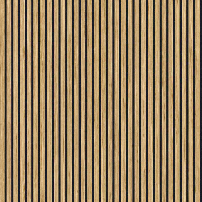 Grooved panel with Kalmate felt - Light Oak